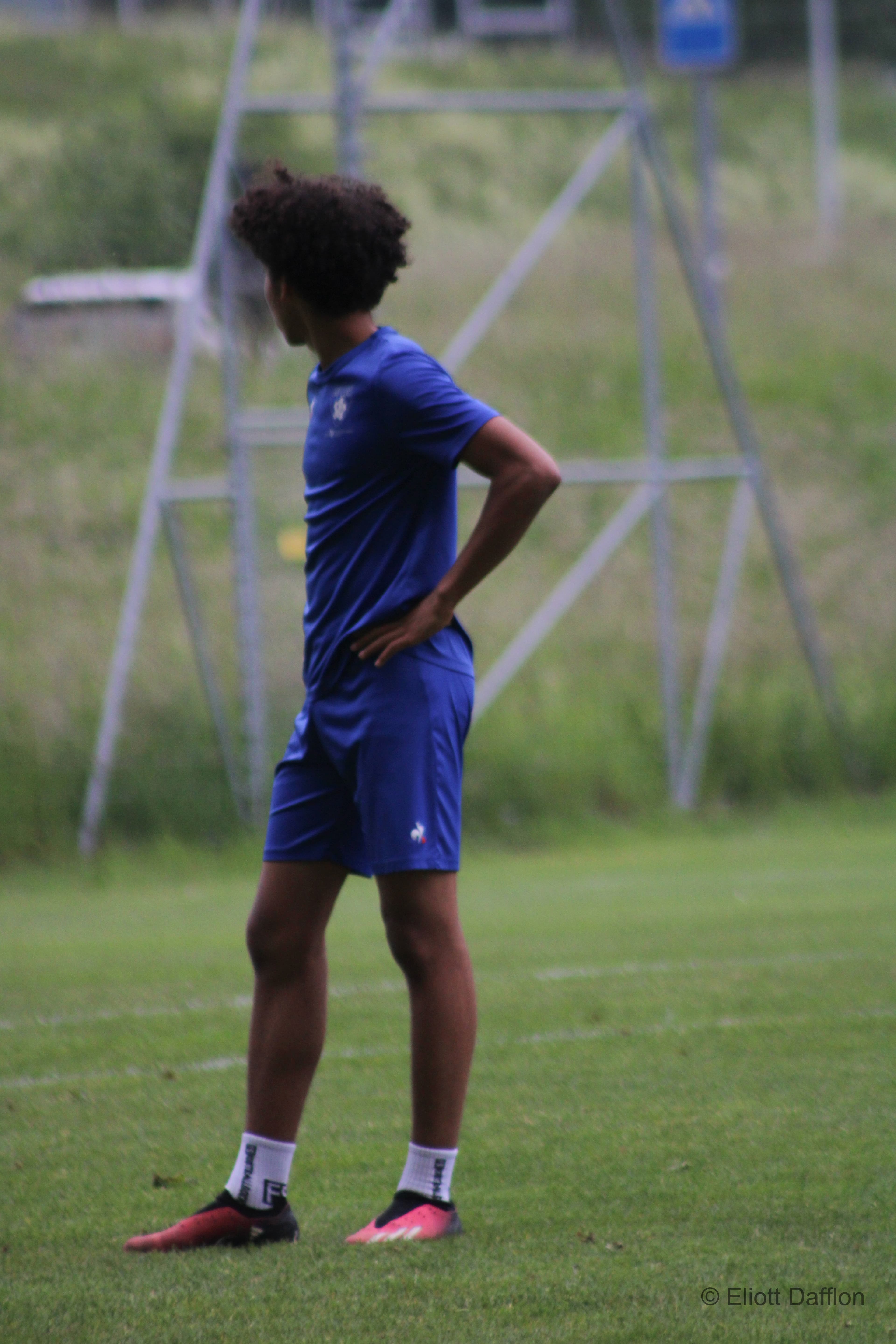 Celebrating on the pitch