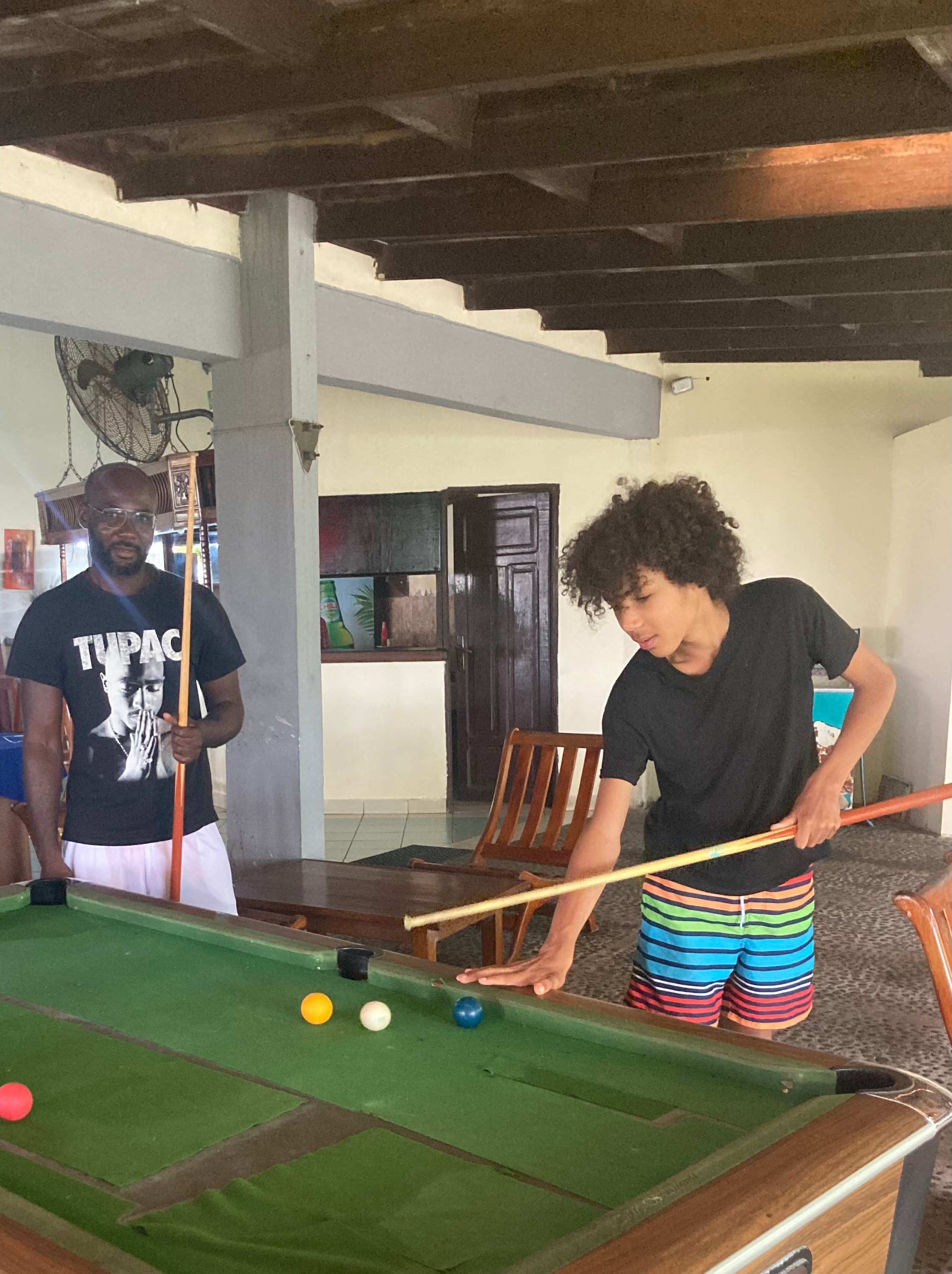 Night skyline after a community event